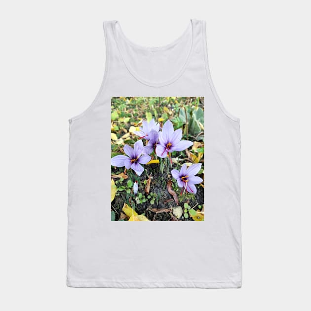 Beautiful saffron flowers Tank Top by Gourmetkater